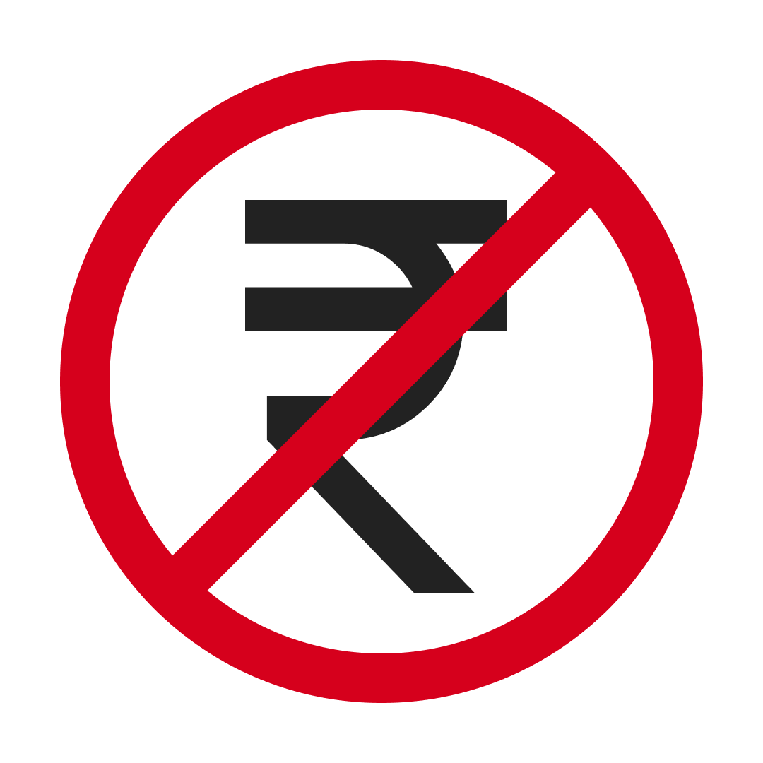 no charge